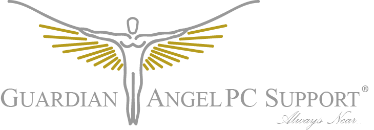 Guardian Angels PC Support Logo Gray